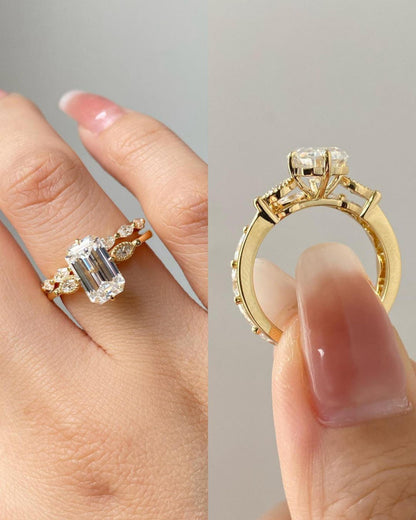  Moissanite Ring