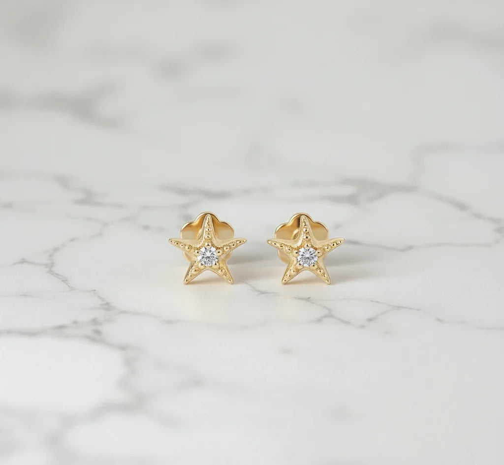 starfish cartilage earring
