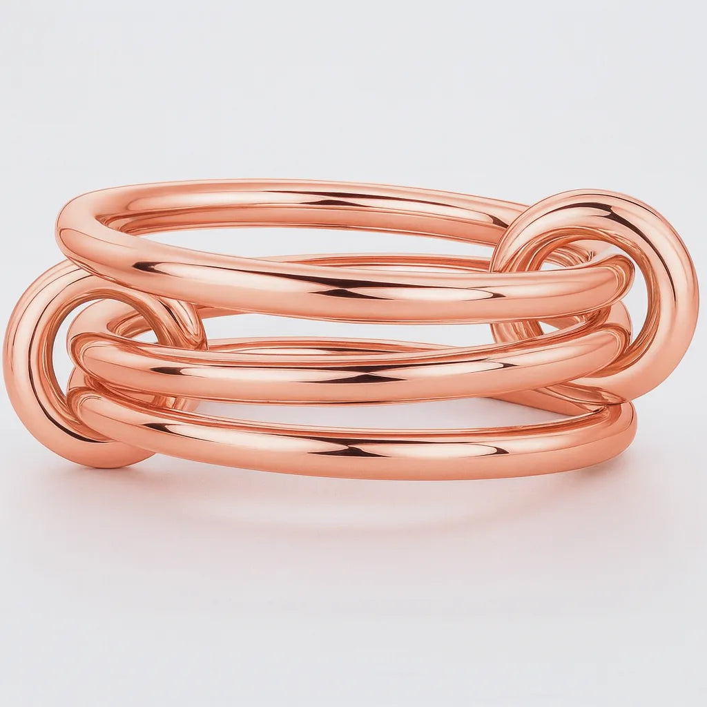 two tone gold wedding bands
