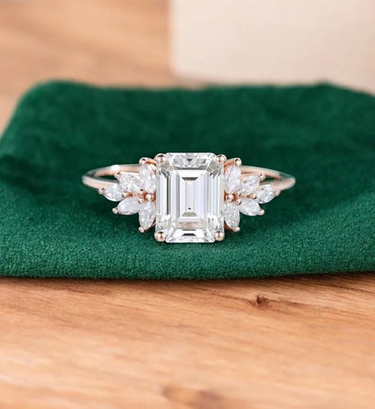 floral cluster ring