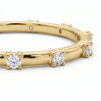 0.050Ct Lab Grown Diamond Eternity Ring, Diamond Wedding Band