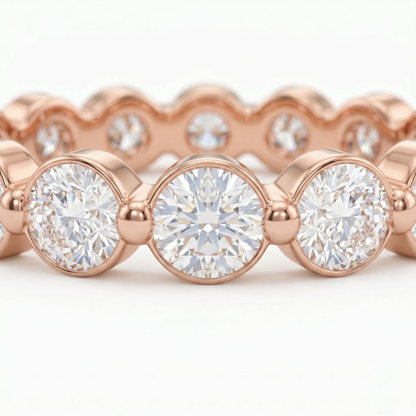 1.20ct Lab Grown Diamond Eternity Ring, Round Diamond Wedding Band