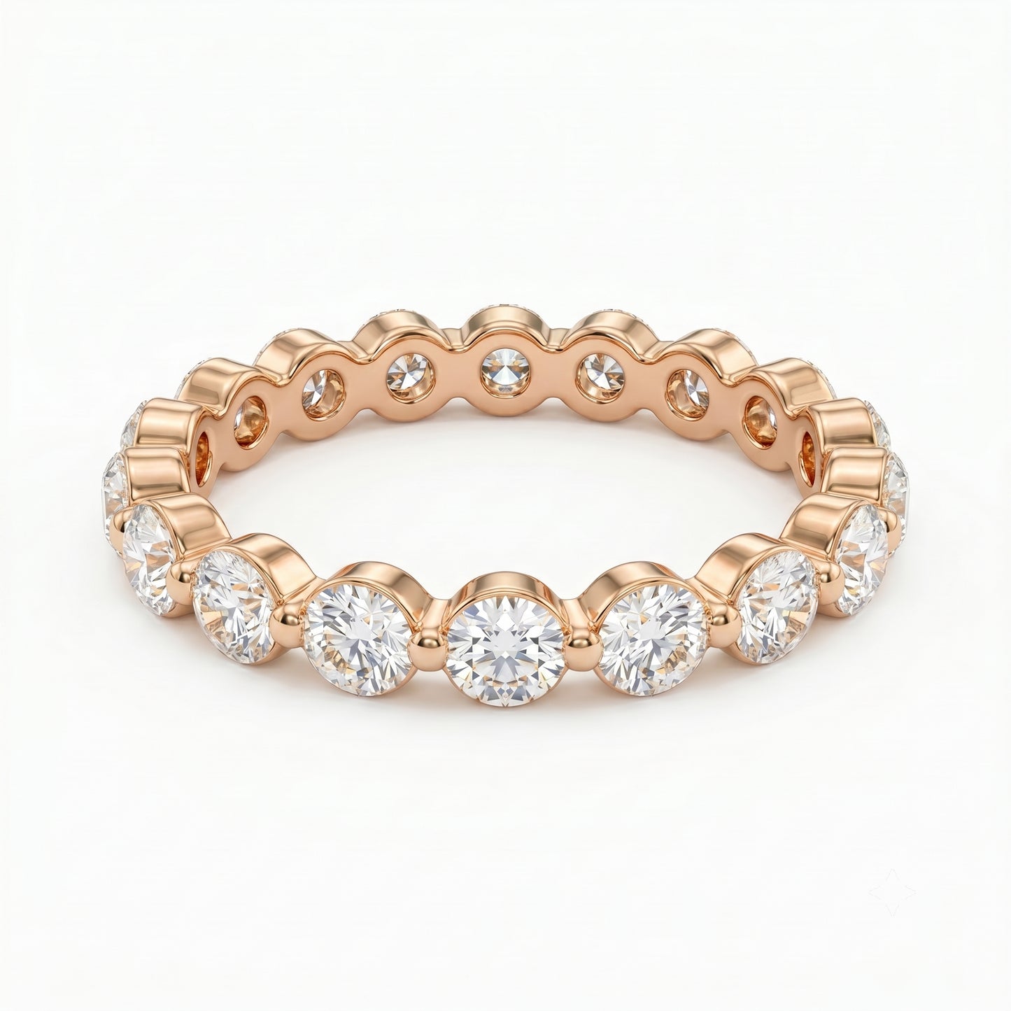 1.20ct Lab Grown Diamond Eternity Ring, Round Diamond Wedding Band