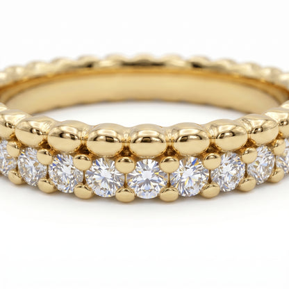 0.600ct Lab Grown Diamond Wedding Band, Full Eternity Diamond Ring