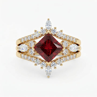 ruby and diamond rings for women