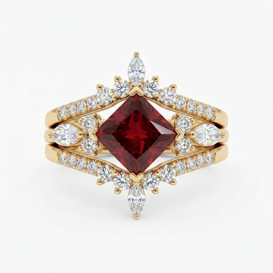 ruby and diamond rings for women