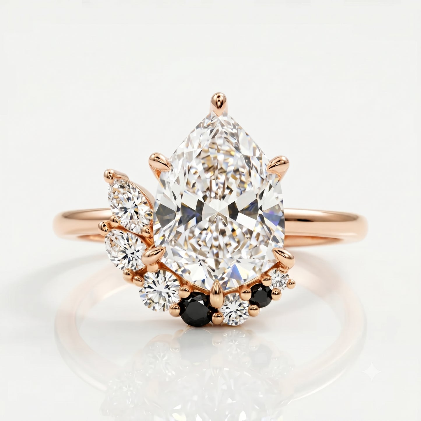 1.550ct Pear Cut Lab-Grown Diamond Engagement Ring