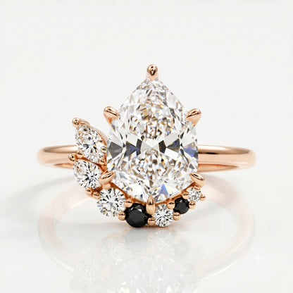 1.550ct Pear Cut Lab-Grown Diamond Engagement Ring