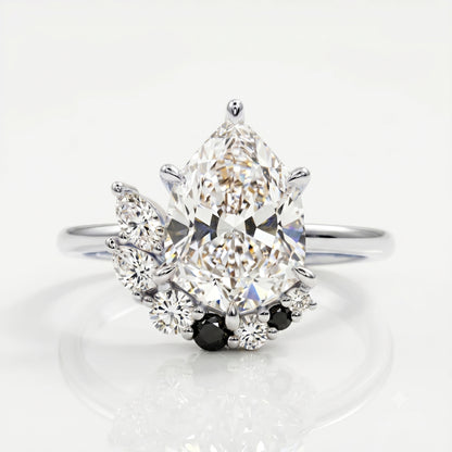 1.550ct Pear Cut Lab-Grown Diamond Engagement Ring
