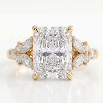 2.50 Ct Radiant Cut Lab-Grown Diamond Engagement Ring