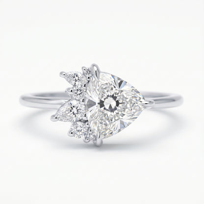 2.40 ct Trillion Cut Lab-Grown Diamond Engagement Ring