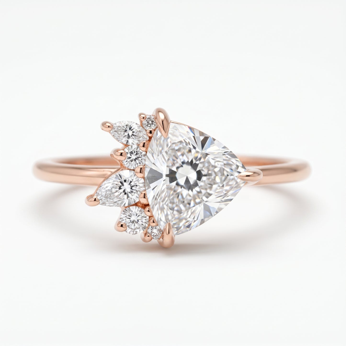 2.40 ct Trillion Cut Lab-Grown Diamond Engagement Ring