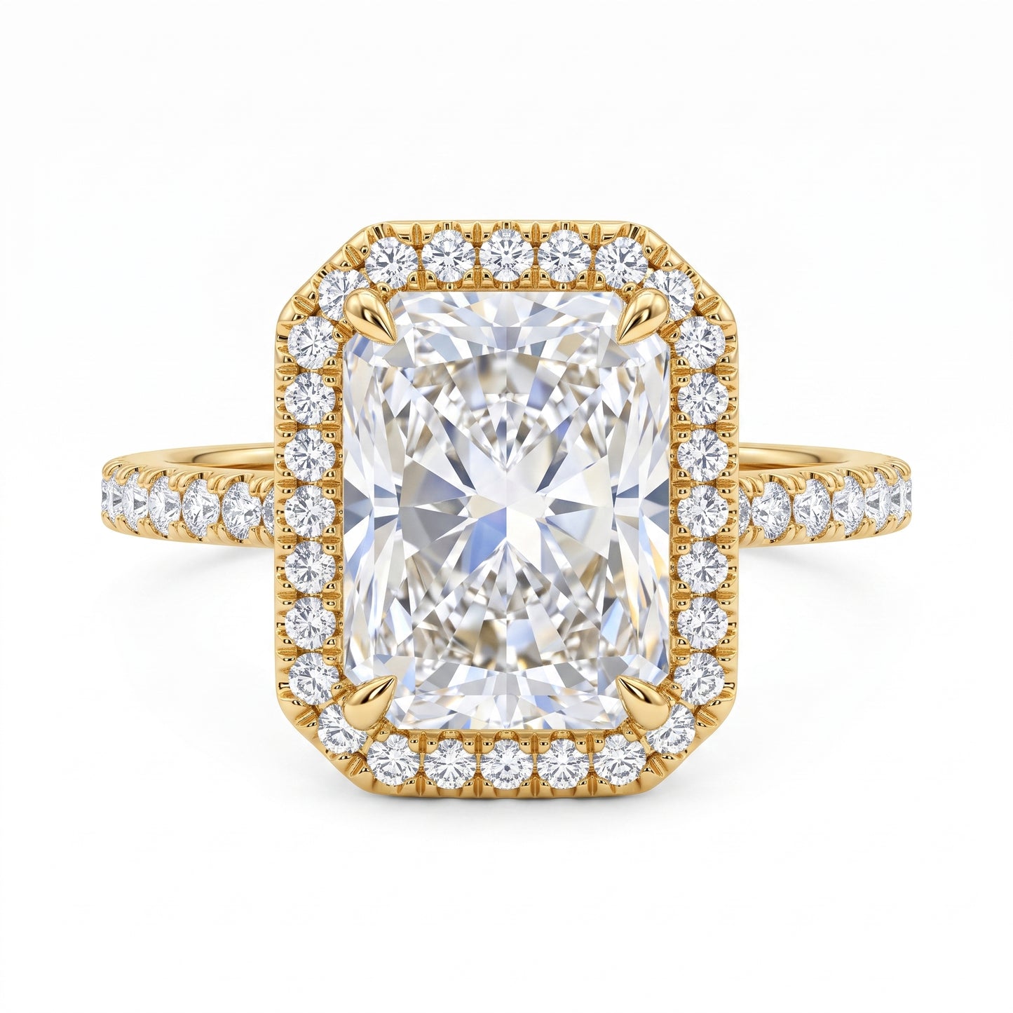 2.00tw Radiant cut Lab-Grown engagement ring