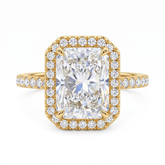 2.00tw Radiant cut Lab-Grown engagement ring