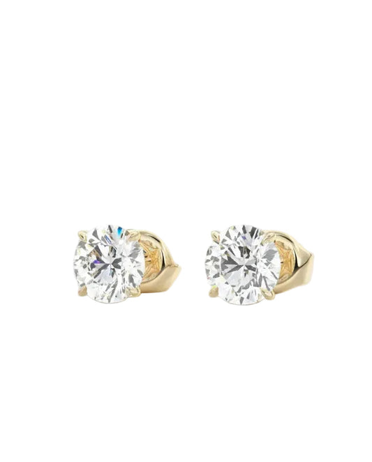 dainty stud earrings gold
