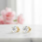 4 ct Lab-Grown Diamond Stud Earrings – 14K Rose Gold