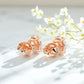 2.00 ct Oval Lab-Grown Diamond Stud Earrings – Rose Gold