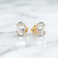 2.00 ct Oval Lab-Grown Diamond Stud Earrings – Rose Gold