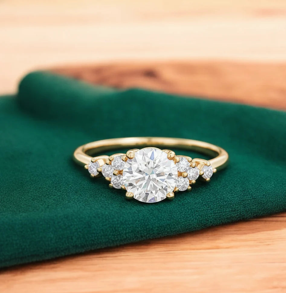 1.18 ct Round Cut Lab Diamond Ring – Ethical Luxury