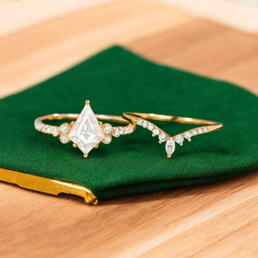 engagement rings kite cut
