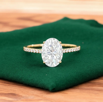 2.68 ct Oval Lab-Grown Diamond Engagement Ring – Ethical Luxury
