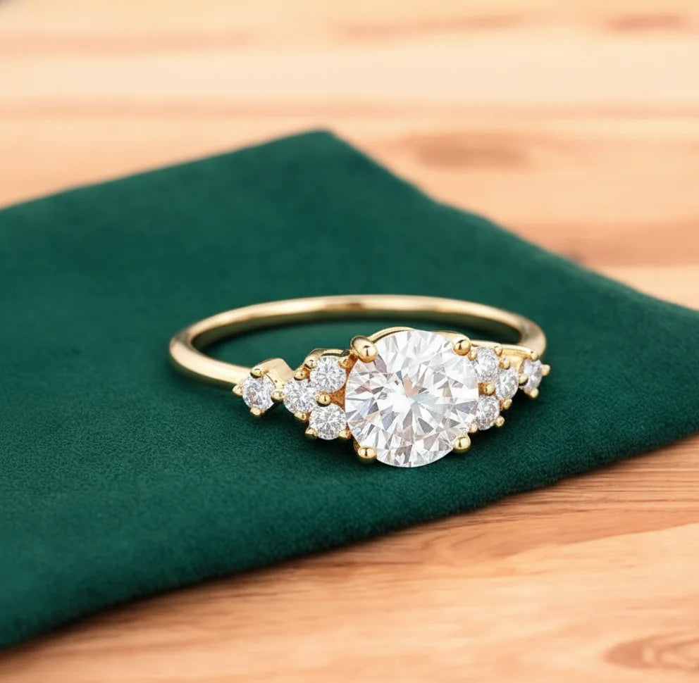 1.18 ct Round Cut Lab Diamond Ring – Ethical Luxury