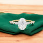 2.90 ct Oval Lab-Grown Diamond Engagement Ring