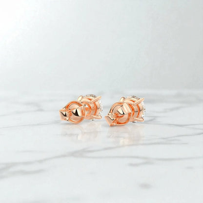 Lab‑Grown Diamond Stud Earrings 1/2 ct – Yellow Gold