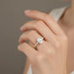 1.660CT Oval Lab Grown Diamond Engagement Ring
