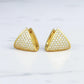 triangle shaped diamond earrings
