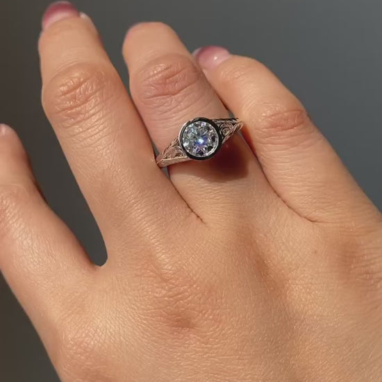 Moissanite Ring