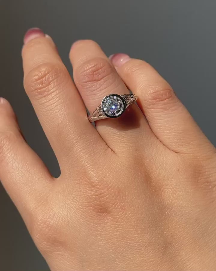 Moissanite Ring