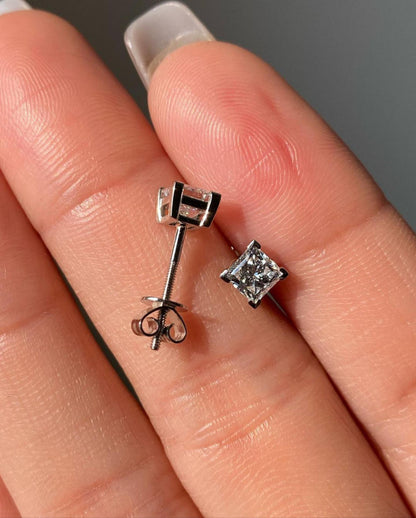 Solitaire Earrings