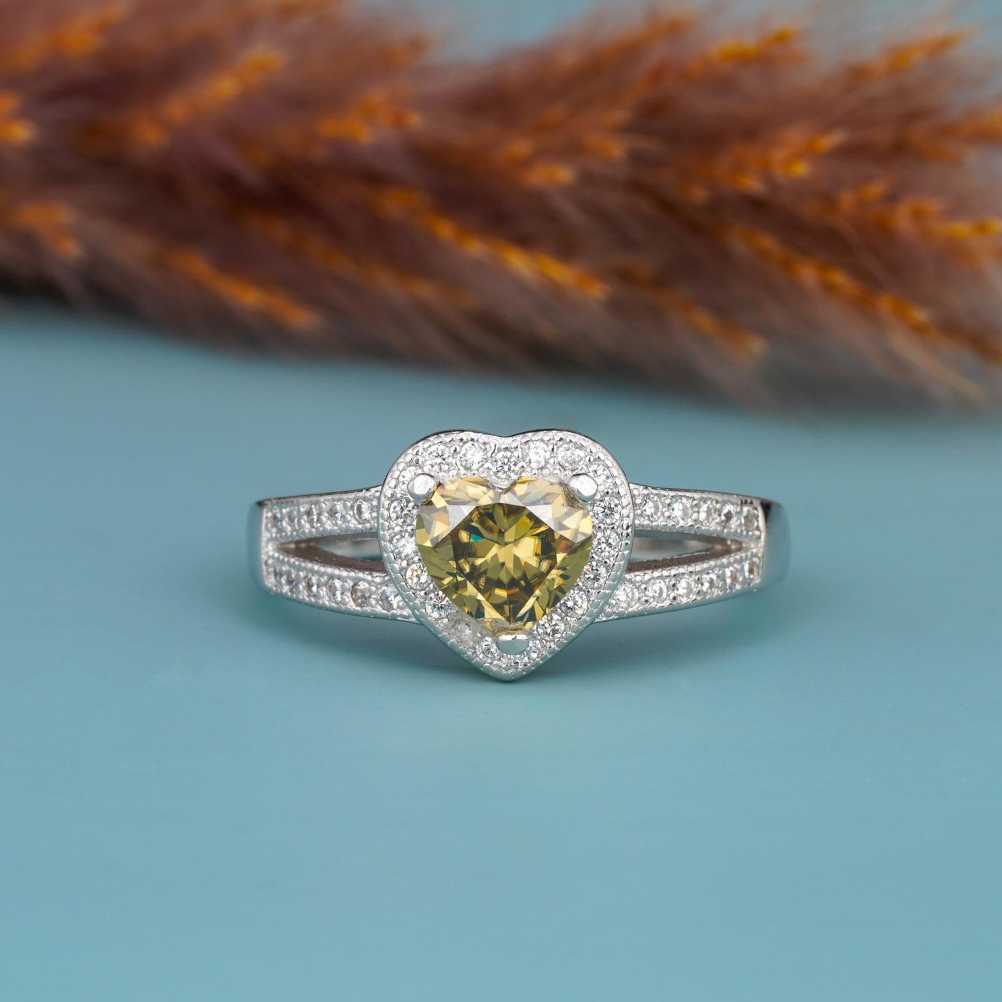 yellow diamond ring