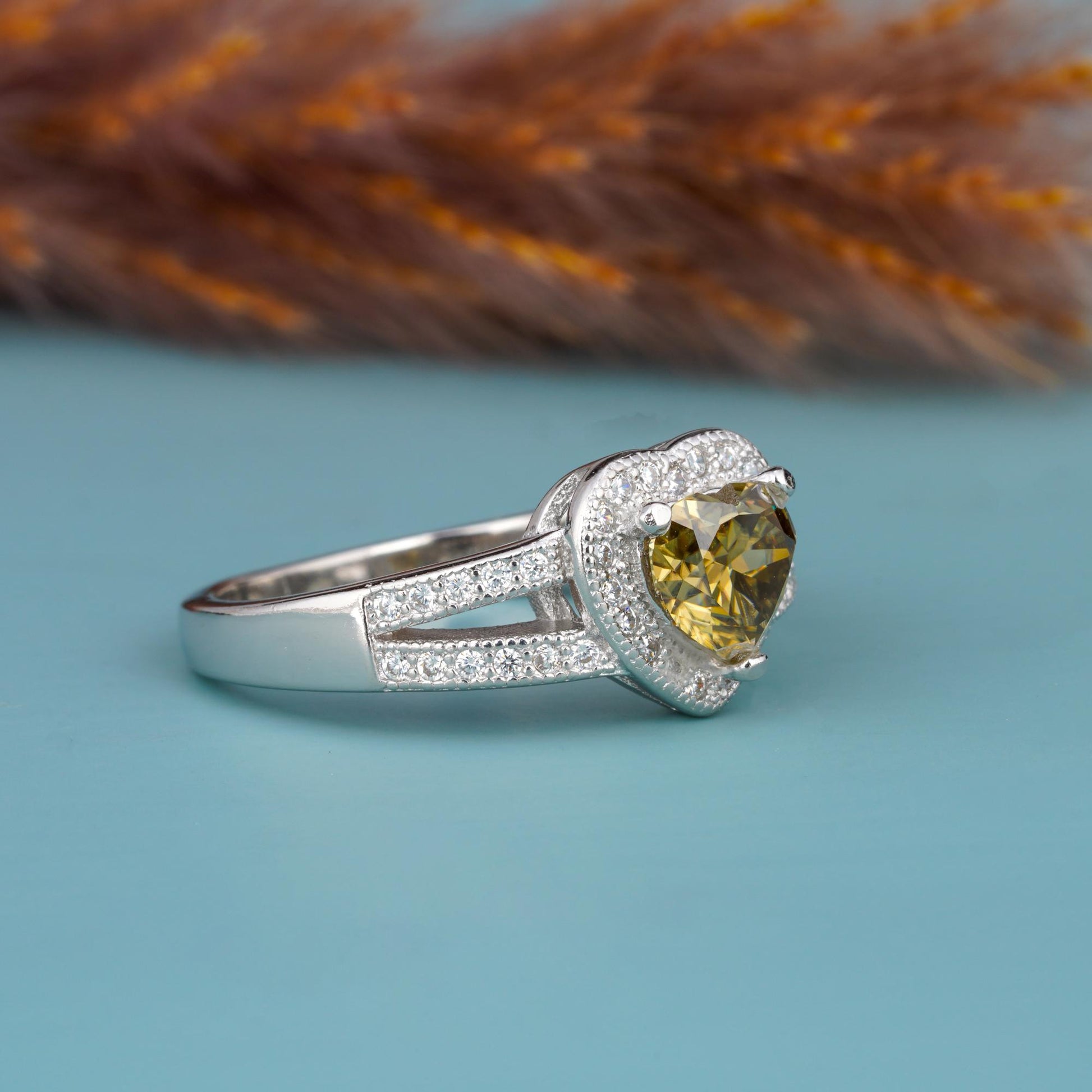 yellow diamond ring