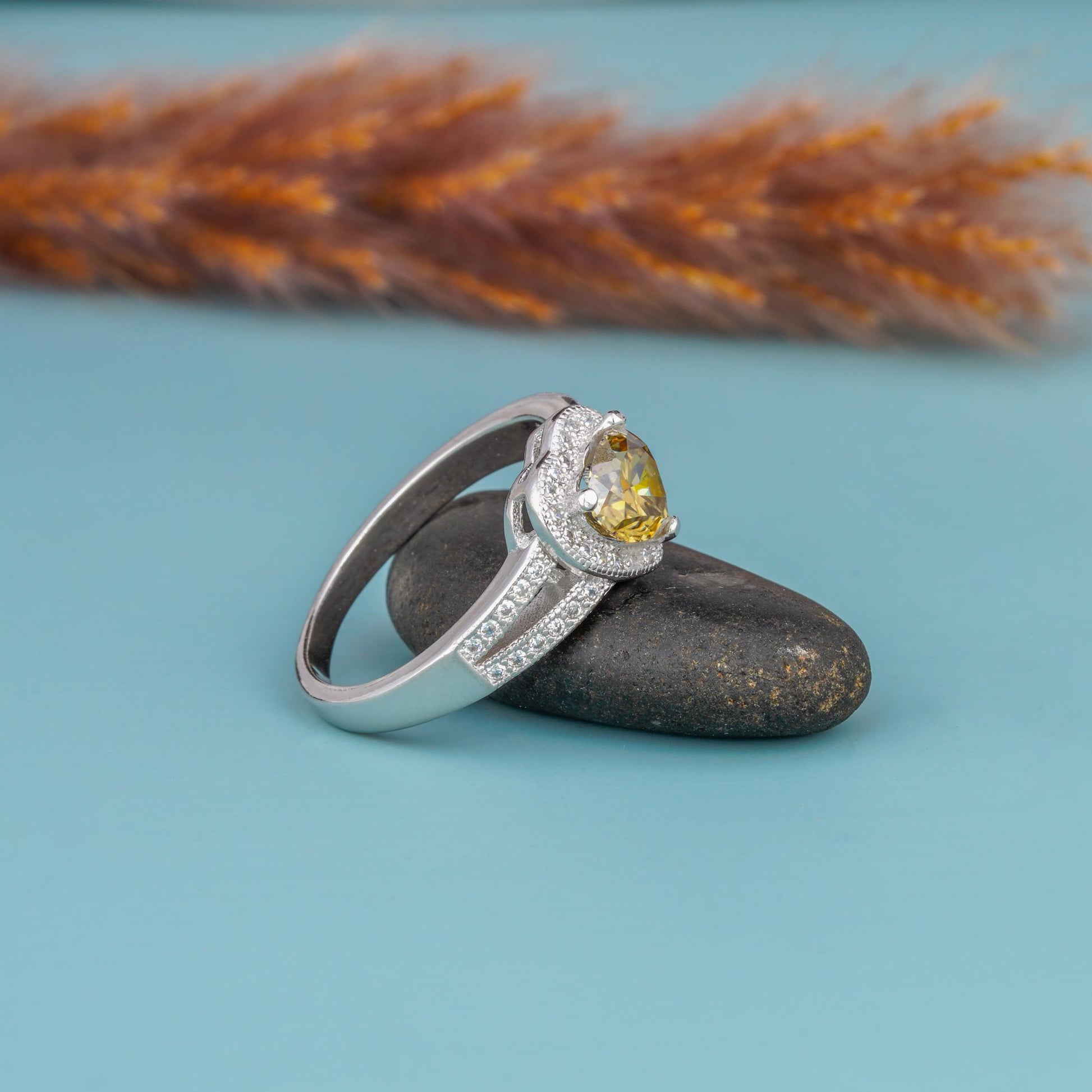 yellow diamond ring