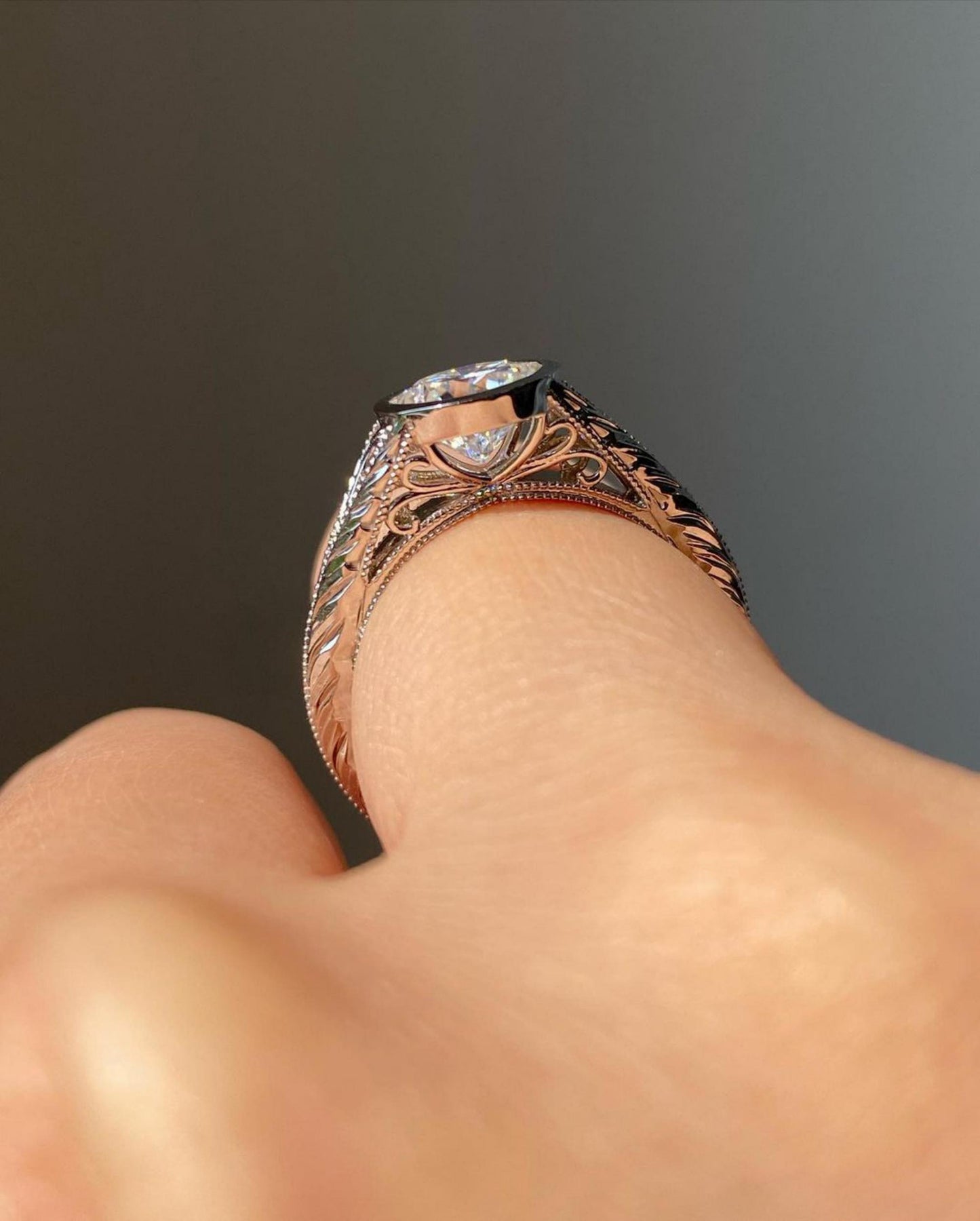 Moissanite Ring