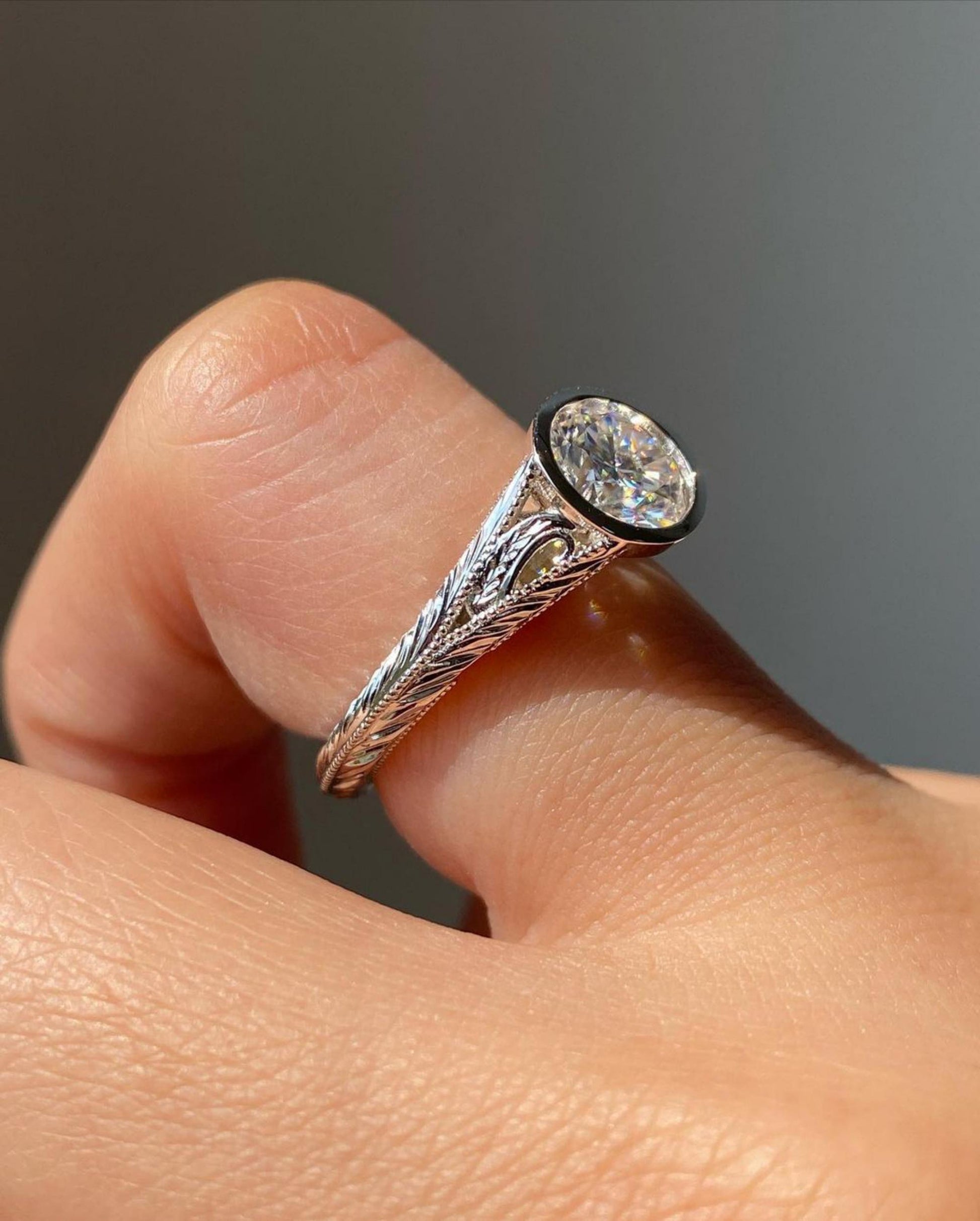 Moissanite Ring