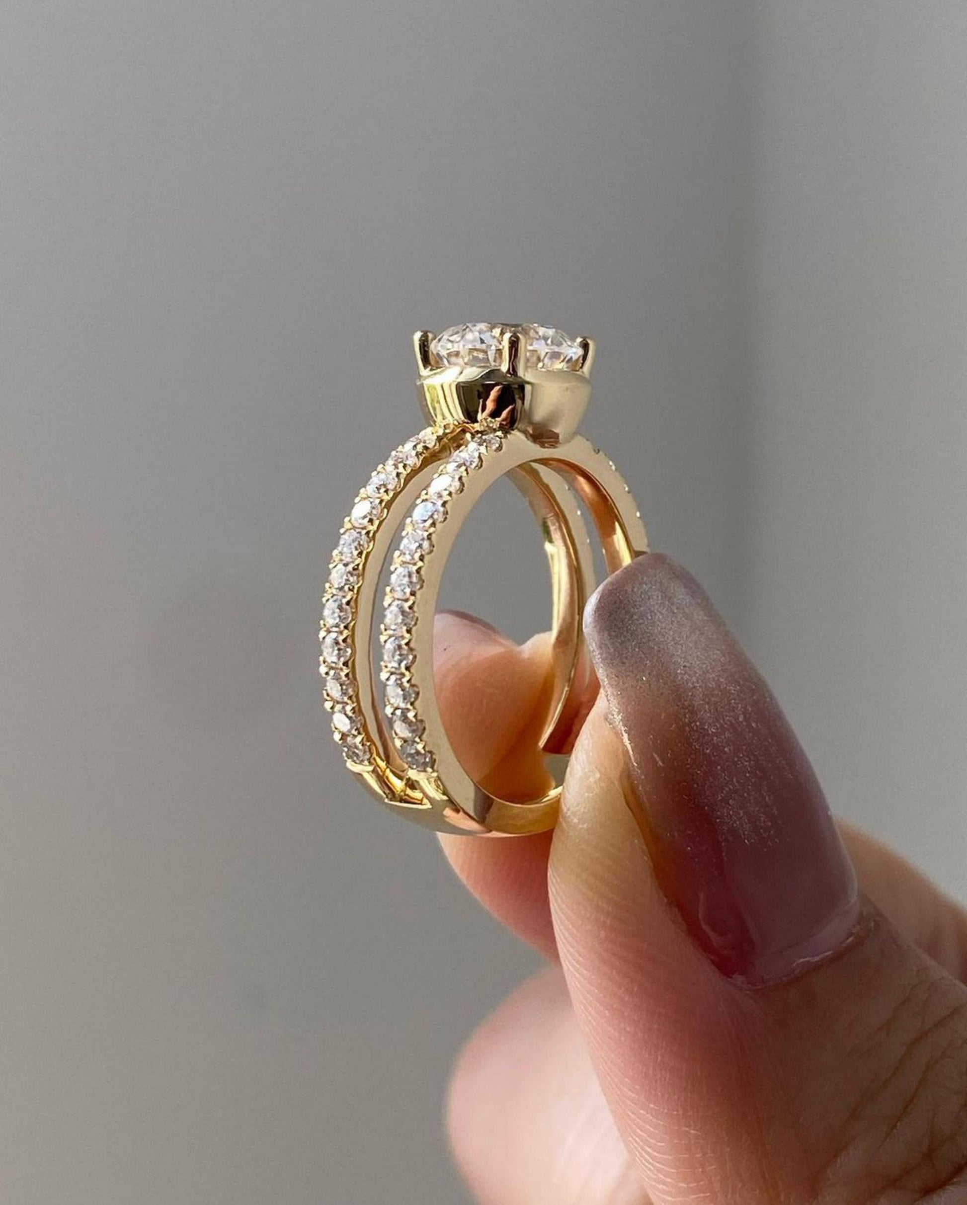 diamond gold ring 